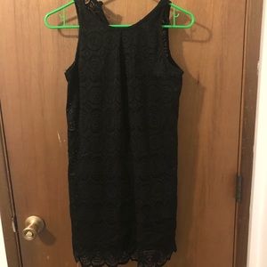 Black Lace Mini Dress